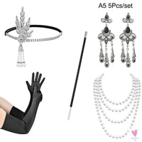 1920s Flapper - Charleston Costume, Great Gatsby Accessories, Pink Nude Headpiece, Feather Headband for Women & Girls