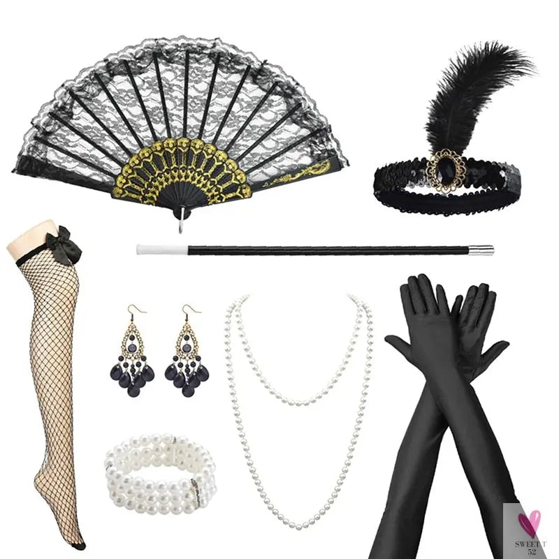 1920s Flapper - Charleston Costume, Great Gatsby Accessories, Pink Nude Headpiece, Feather Headband for Women & Girls