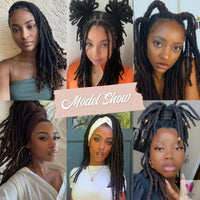 Dreadlock Extensions/Loc Extensions, Afro Kinky Dread Extensions for Men/Women and Children Sweet T 52
