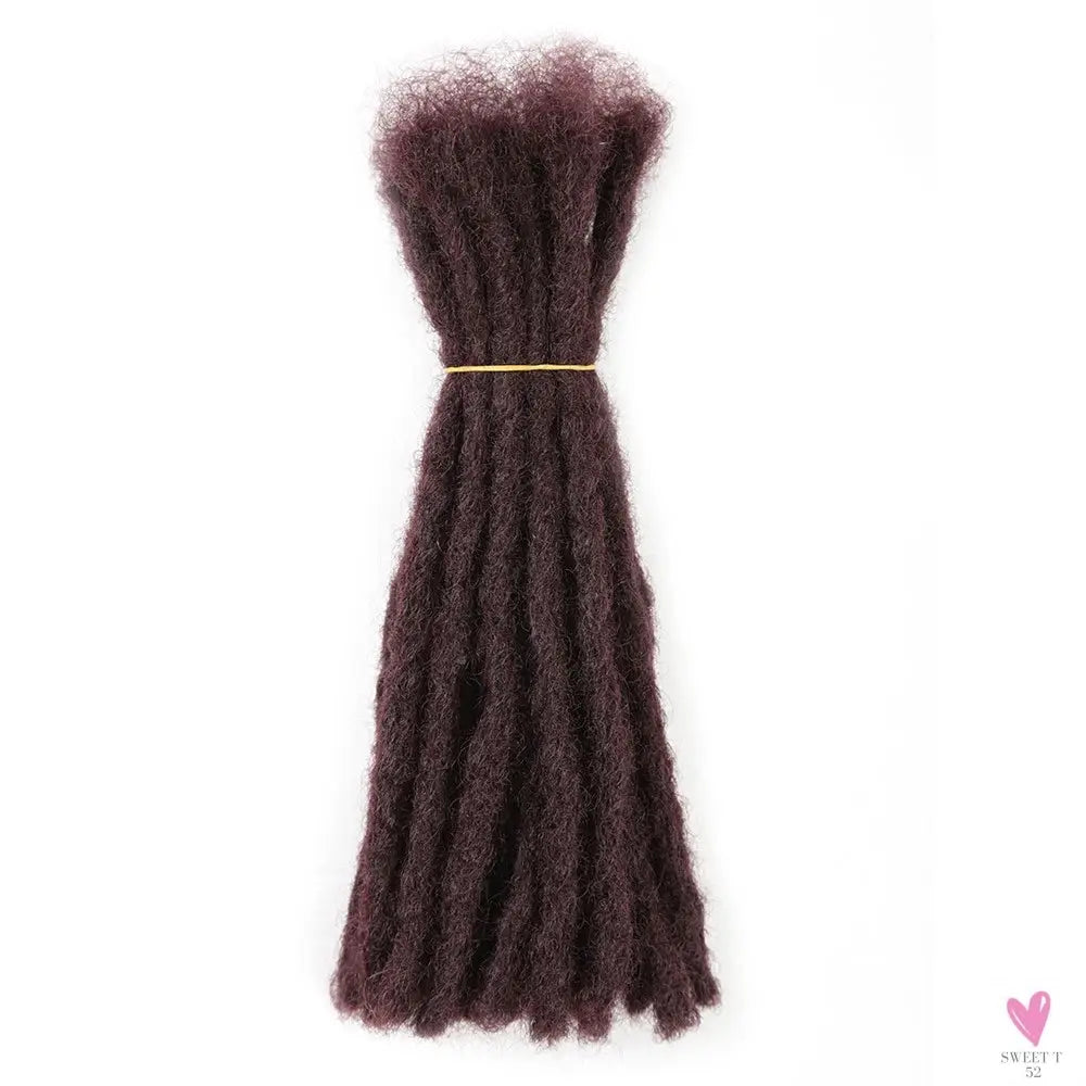 Dreadlock Extensions/Loc Extensions, Afro Kinky Dread Extensions for Men/Women and Children Sweet T 52