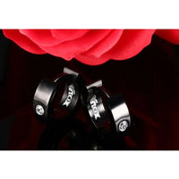 Cute Hoop Earrings in Stainless Steel and Crystal, Ear Cuffs, Brincos Huggie Jewelry for Men and Women-earrings-SWEET T 52