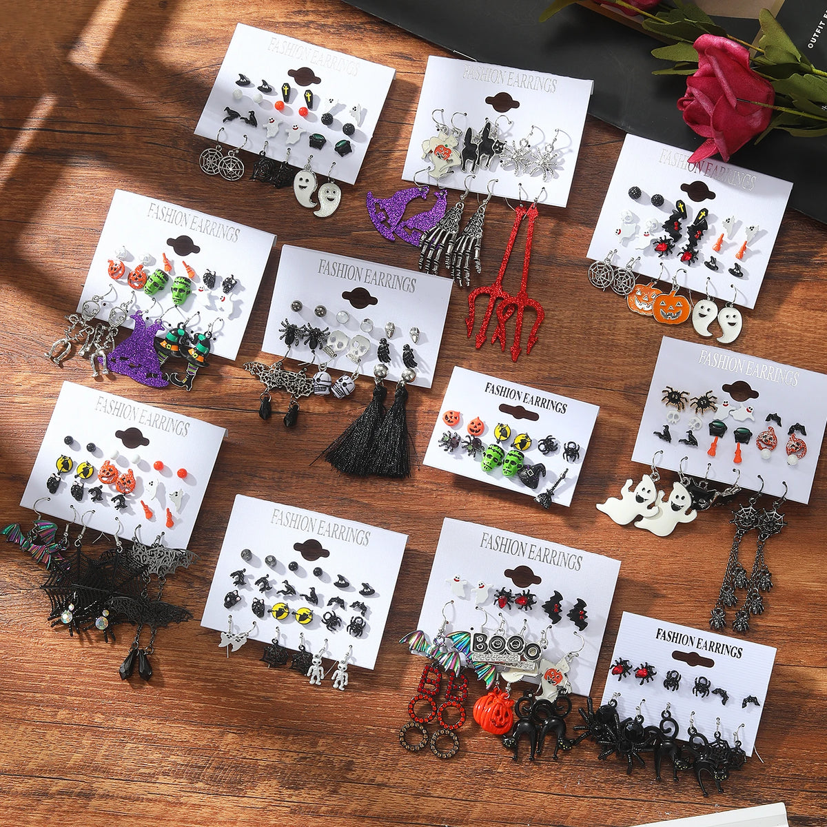 Christmas Festival or Gift Earrings for Women. Snowflake/Socks/Christmas Tree/Santa Claus/Wreath