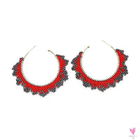 Hoop Earrings/Stainless Steel Earrings - Miyuki Beaded Earrings for Women & Girls,Trendy Bohemian Pendientes-Earrings-SWEET T 52