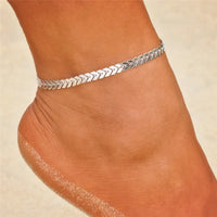 Fine Pretty Anklet Ankle Bracelet - Cheville Barefoot Sandals Foot Jewelry, Leg Chain On Foot Pulsera Tobillo for Women