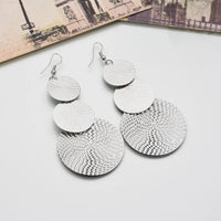 Floating Earrings - Valentine's Day/Love Pendant Earrings. Elegant Long Women's Floating Hook Earrings, Elongated Metal Pendant