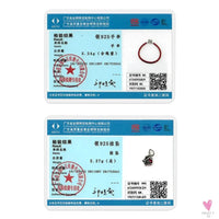 S925 Sterling Silver Valentine's Day Red Series, Red Heart Charm, Bow, Ring, Heart Necklace, Bracelet - DIY for Women SWEET T 52