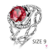 S925 Sterling Silver Valentine's Day Red Series, Red Heart Charm, Bow, Ring, Heart Necklace, Bracelet - DIY for Women SWEET T 52