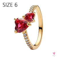 S925 Sterling Silver Valentine's Day Red Series, Red Heart Charm, Bow, Ring, Heart Necklace, Bracelet - DIY for Women SWEET T 52