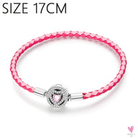 S925 Sterling Silver Valentine's Day Red Series, Red Heart Charm, Bow, Ring, Heart Necklace, Bracelet - DIY for Women SWEET T 52