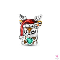 S925 Sterling Silver Valentine's Day Red Series, Red Heart Charm, Bow, Ring, Heart Necklace, Bracelet - DIY for Women SWEET T 52