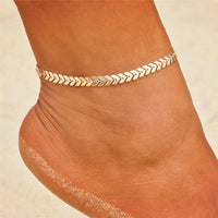 Fine Pretty Anklet Ankle Bracelet - Cheville Barefoot Sandals Foot Jewelry, Leg Chain On Foot Pulsera Tobillo for Women