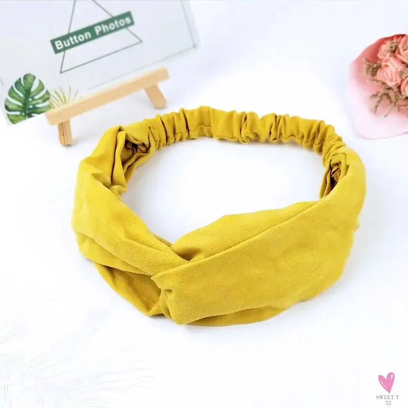 Scrunchies Woman Knotted Turban Hair Accessories for Girls Headband Turban Elastic Hairband Head Wrap Striped  Hair Scrunchies Sweet T 52