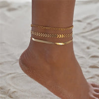 Fine Pretty Anklet Ankle Bracelet - Cheville Barefoot Sandals Foot Jewelry, Leg Chain On Foot Pulsera Tobillo for Women