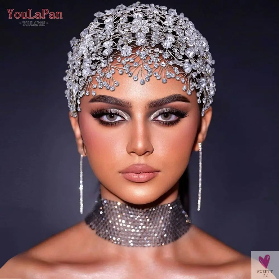 Bridal/Pageant Tiara - Crystal Crown Hair Accessories, Luxury Headdress Alloy for Women & Girls