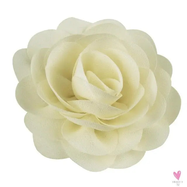 Chiffon Flower Hair Clips/Pins for Girls in 20 Colors, Princess Hair Wear
