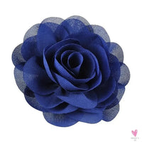 Chiffon Flower Hair Clips/Pins for Girls in 20 Colors, Princess Hair Wear
