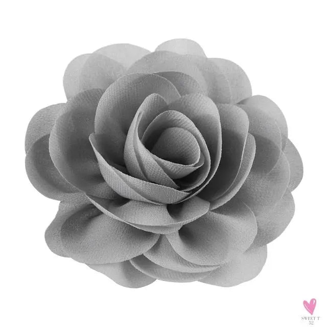 Chiffon Flower Hair Clips/Pins for Girls in 20 Colors, Princess Hair Wear