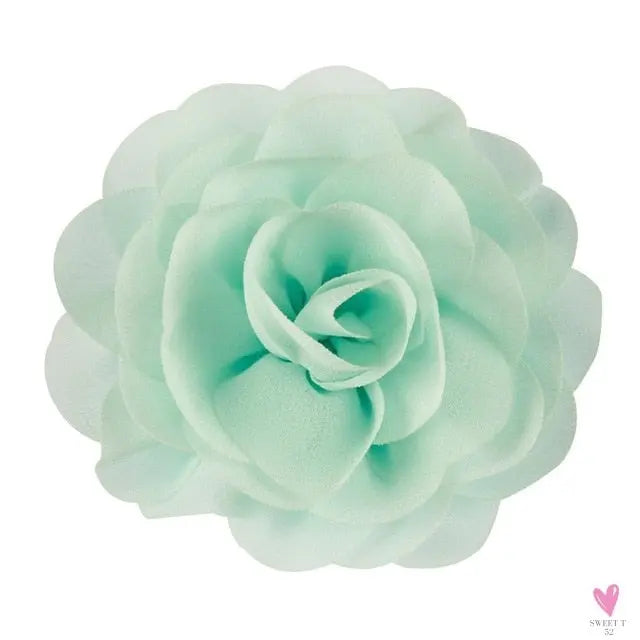 Chiffon Flower Hair Clips/Pins for Girls in 20 Colors, Princess Hair Wear