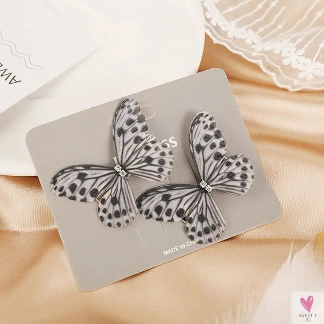 Colorful Butterfly Hair Pins for Women and Girls - 2 Piece Sets