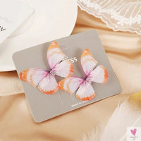 Colorful Butterfly Hair Pins for Women and Girls - 2 Piece Sets