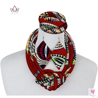 Ethnic Cloth Rope Necklace, Bracelet and Earring Set for Women & Girls - Elegant and Stylish