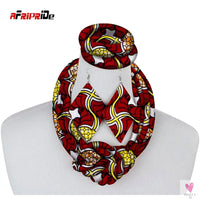 Ethnic Cloth Rope Necklace, Bracelet and Earring Set for Women & Girls - Elegant and Stylish