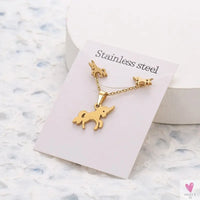 Gold Pendant Necklace and Earring Set for Women & Girls in Multiple Designs and Patterns
