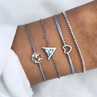 Shell Bracelets in Chain Link style (Lobster Clasp) for Women and Girls