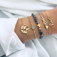 Shell Bracelets in Chain Link style (Lobster Clasp) for Women and Girls