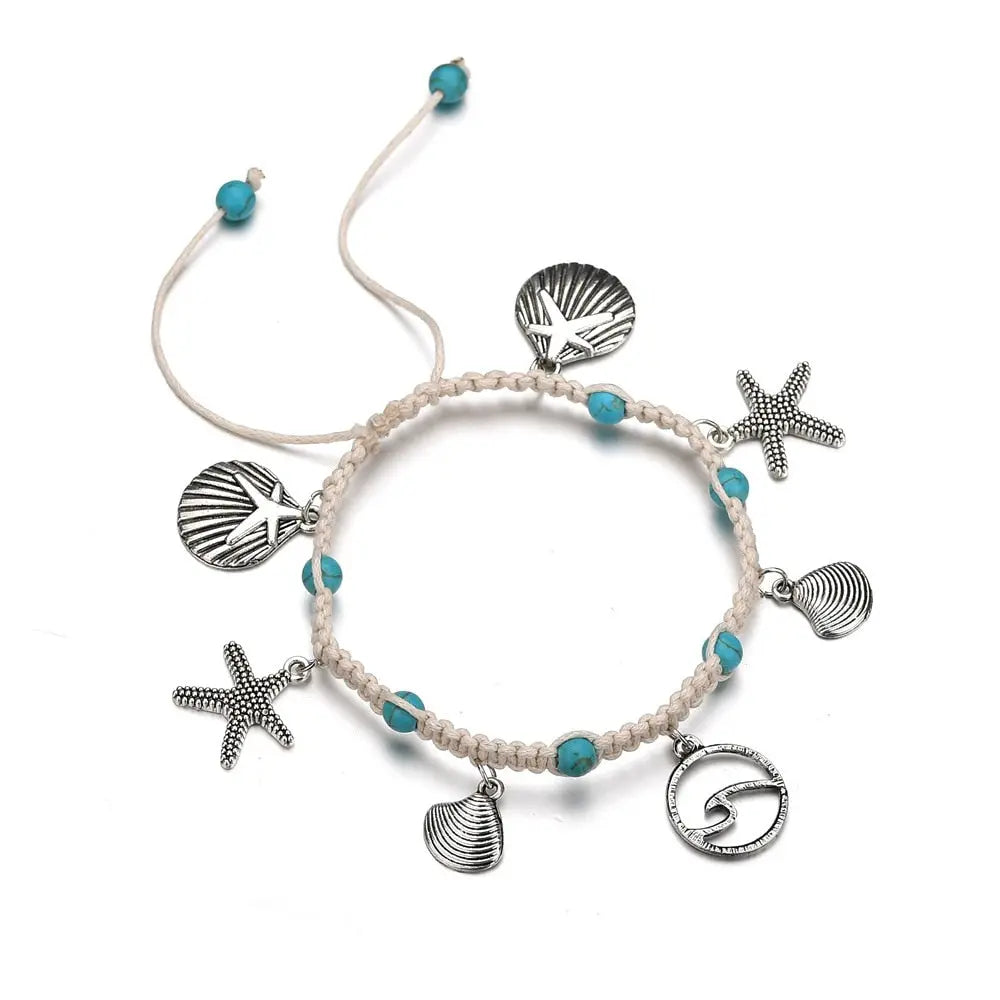 Shell Bracelets in Chain Link style (Lobster Clasp) for Women and Girls