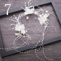 White Flower Combs for Women and Girls - Elegant Fashionable Hair Combs in Lace