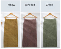 Bath Towel Robe for Women & Girls - Soft and Wearable, Fast Drying in Solid Colors