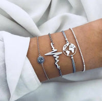 Shell Bracelets in Chain Link style (Lobster Clasp) for Women and Girls