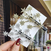 Luxury Crystal Hair Pin/Clip Sets for Women and Girls - 1 to 3 Pieces in Gold or Silver