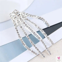 Luxury Crystal Hair Pin/Clip Sets for Women and Girls - 1 to 3 Pieces in Gold or Silver