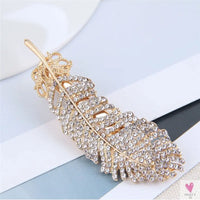 Luxury Crystal Hair Pin/Clip Sets for Women and Girls - 1 to 3 Pieces in Gold or Silver