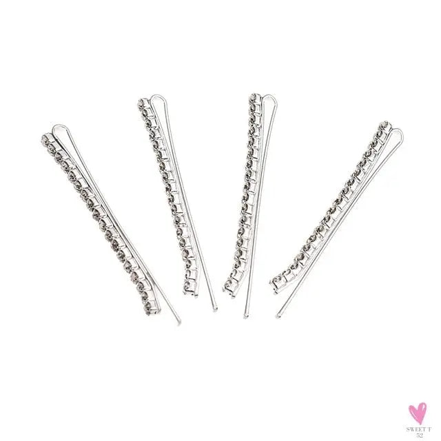 Rhinestone/Crystal Hair Clips/Pins for Women and Girls - Hair Jewelry