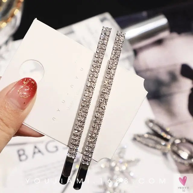 Rhinestone/Crystal Hair Clips/Pins for Women and Girls - Hair Jewelry