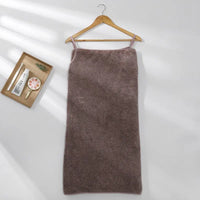 Bath Towel Robe for Women & Girls - Soft and Wearable, Fast Drying in Solid Colors