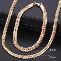 Men/Women's Jewelry Sets - Necklace and Bracelet - Unisex