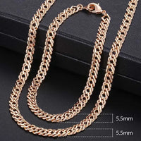Men/Women's Jewelry Sets - Necklace and Bracelet - Unisex