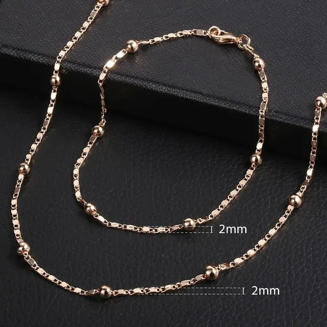 Men/Women's Jewelry Sets - Necklace and Bracelet - Unisex