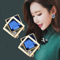 Simulated Pearl/Crystal Stud Earrings In Intricate Patterns for Women and Girls