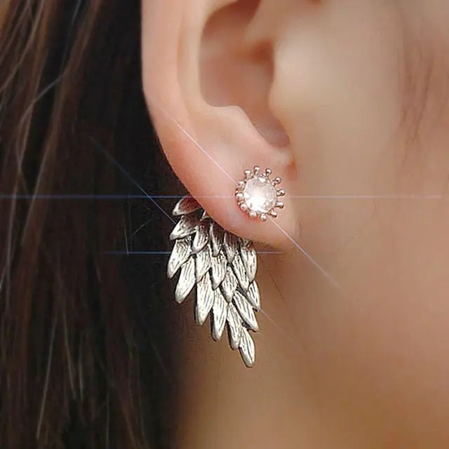 Simulated Pearl/Crystal Stud Earrings In Intricate Patterns for Women and Girls