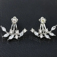Simulated Pearl/Crystal Stud Earrings In Intricate Patterns for Women and Girls
