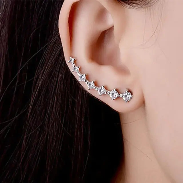 Simulated Pearl/Crystal Stud Earrings In Intricate Patterns for Women and Girls