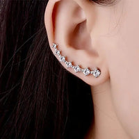Simulated Pearl/Crystal Stud Earrings In Intricate Patterns for Women and Girls
