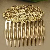 Vintage Fashion Hair Combs for Women and Girls in a Flower Design
