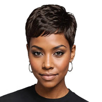 Women's Short, Curly, Pixie Cut, High-temperature Wigs for Daily Wear