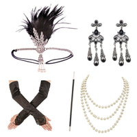 Vintage Feather Flapper/Masquerade Headband for Women